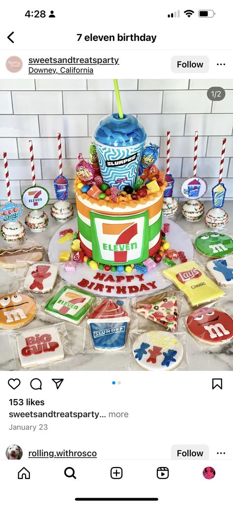 Seven Themed Birthday Party, 7 Eleven Theme Party, 711 Theme Birthday Party, 7 Eleven Birthday Theme, 7 Eleven Party, 711 Birthday Party, 7/11 Themed Birthday Party, Gas Station Birthday Party, 7/11 Birthday Party