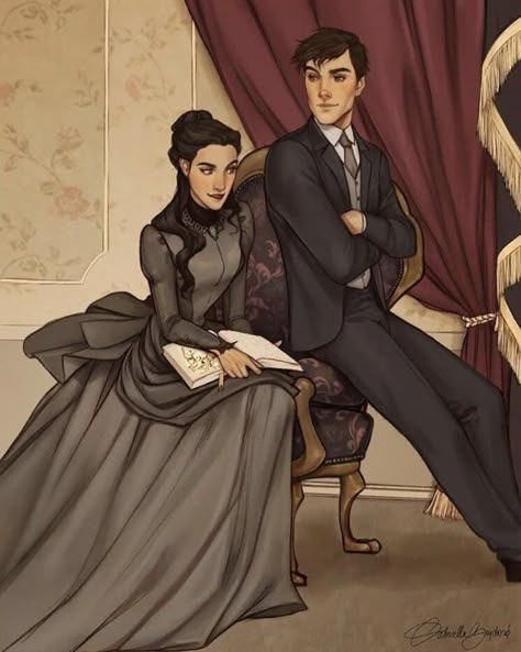 Thomas And Audrey Rose Fanart, Thomas Cresswell Fanart, Audrey Rose And Thomas Cresswell Fanart, Thomas Cresswell And Audrey Rose, Thomas Cresswell, Jack Ripper, Storm And Silence, Stalking Jack The Ripper, Audrey Rose