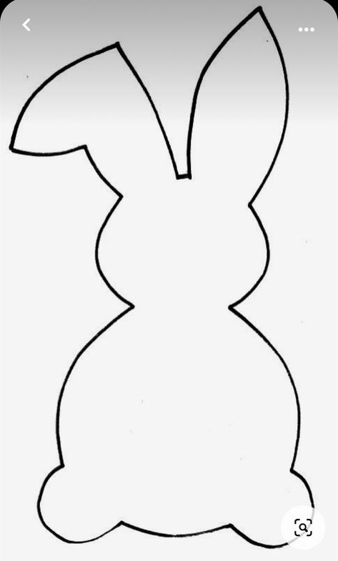 Diy Easter Bags For Kids, Rabbit Drawing Reference, Rabbit Template, Påskeaktiviteter For Barn, Easter Bunny Template, Easter Crafts Preschool, Easter Tree Ornaments, Bunny Templates, Easter Arts And Crafts