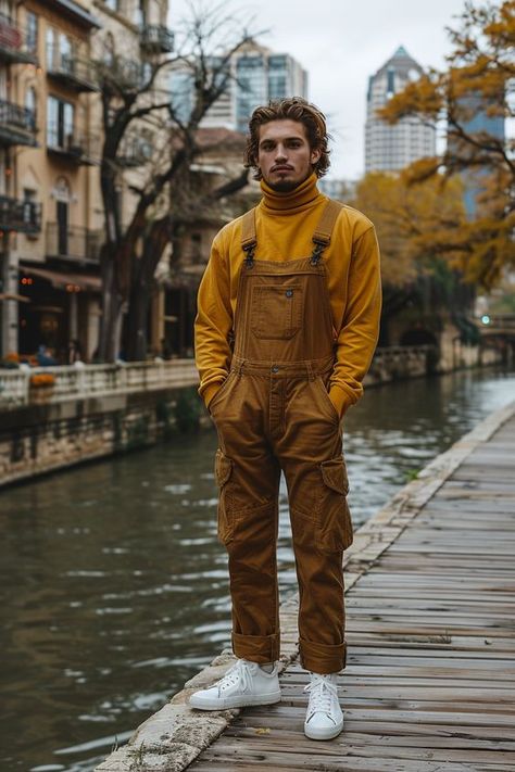 I didn't use to know if a good stick Men In Dungarees, Men Overalls Aesthetic, Carhartt Overalls Outfit Men, Dungarees Outfit Men, Men Overalls Outfits, Carhartt Overalls Outfit, Overalls Outfit Men, Vest Men Outfit, Overalls Aesthetic