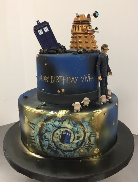 Doctor Who cake Birthday Cake Doctor, Doctor Who Cake, Dr Who Cake, Doctor Who Cakes, Doctor Who Birthday, Doctor Birthday, Doctor Who Party, Doctor Who Wedding, Special Cake