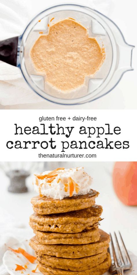 Carrot Pancakes, Menu Sarapan Sehat, Apple Pancakes, Weaning Recipes, Healthy Toddler Meals, Healthy Apple, Glutenfree Dairyfree, Pancakes Healthy, Few Ingredients