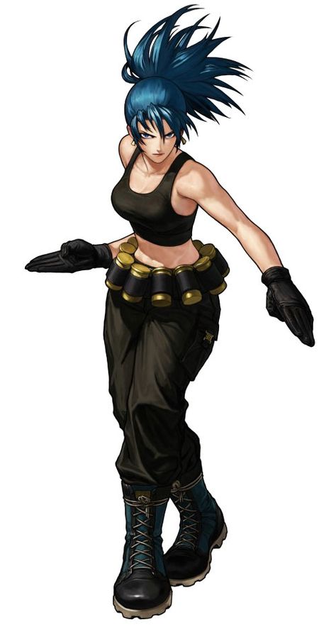 Leona Heidern - Pictures & Characters Art - King of Fighters XIII Snk King Of Fighters, Fighter Girl, King Of Fighters, Game Character Design, Video Game Characters, Character Design References, Game Artwork, Street Fighter, An Anime