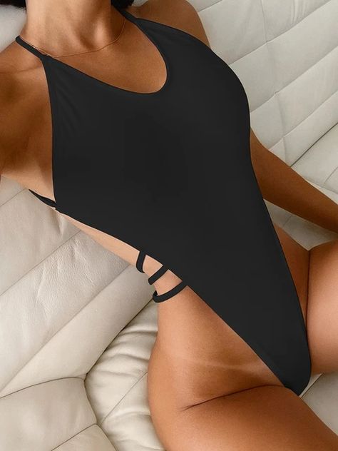 2024 New Sexy Thong One Piece Swimsuit For Women High Cut Swimwear Female Bandage Backless Bathing Suit Beachwear Monokini Swim - AliExpress 201768104 Activewear Trends, Backless Swimwear, Solid Color Bikinis, Printed Yoga Leggings, Swimwear One Piece, Women Bathing, Swimwear Trends, Boho Summer Dresses, Sweater Trends