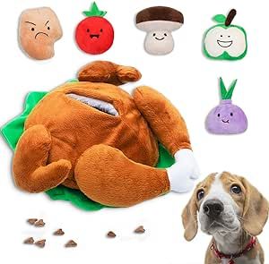 Lepawit Cute Thanksgiving Turkey Dog Toys Plush Squeaky Crinkle Dog Toys Interactive Hide and Seek Dog Toys Detachable Dog Puzzle Toys Great for Small Medium Dogs Dog Enrichment Toys, Dog Toys For Boredom, Pet Store Ideas, Turkey Dogs, Dog Squeaky Toys, Dog Puzzle Toys, Dog Thanksgiving, Pet Paradise, Dog Enrichment