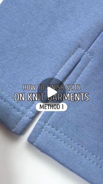 Knit Fabric Sewing Patterns, Sewing Knits, Knit Garments, Coverstitch Machine, Trendy Sewing Projects, Sewing Seams, Side Edges, Easy Hacks, Sewing Machine Basics