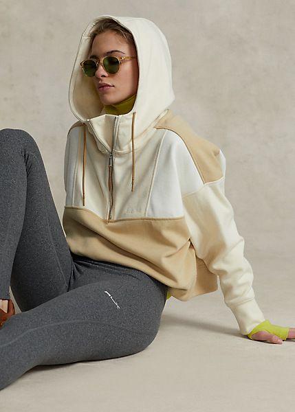 Colour-Blocked Anorak Zip Hoodie Ralph Lauren Half Zip, Mesh Hoodie, Sports Wear Women, Hoodie For Women, Women Ralph Lauren, Sports Hoodies, Couture Tops, Simple Trendy Outfits, Sport Wear