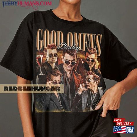 Good Omens Vintage Shirt Crowley 90S Sweater Classic Sweatshirt Check more at https://teebyhumans.com/product/good-omens-vintage-shirt-crowley-90s-sweater-classic-sweatshirt/ Good Omens Merch, Pretty Pancakes, 90s Sweater, Classic Sweatshirt, Good Omens, Vintage Shirt, Sweatshirt Hoodie, Vintage Shirts, Pancakes