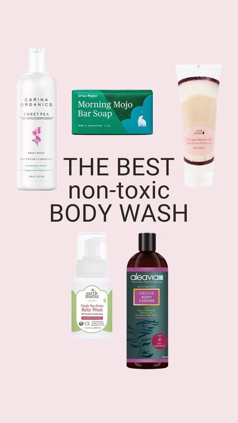 On the hunt for NON TOXIC body wasb wighout nasty and toxic chemicals?? I got you covered!! Check this out!! Non Toxic Body Care, Non Toxic Lotion, Non Toxic Body Wash, Body Wash Collection, Nontoxic Living, Toxic Free Living, Toxic Products, Flatter Stomach, Healthy Hair Journey