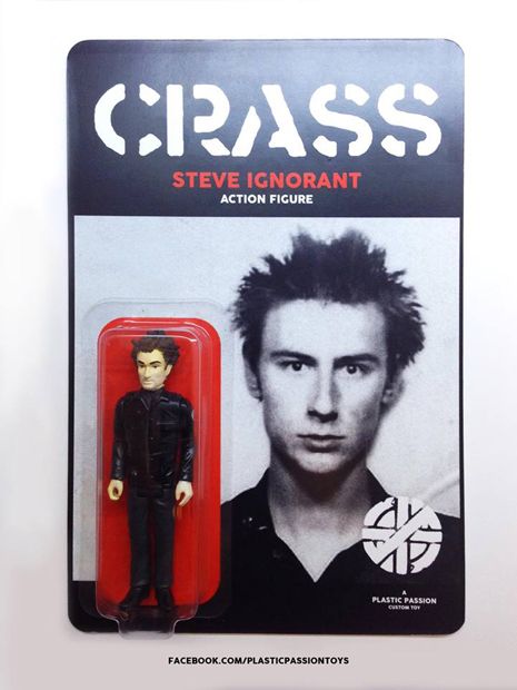 Crass anarcho-punk action figure: Do they owe us a plaything? | Dangerous Minds Feeding Of The 5000, Anarcho Punk, Kim Gordon, Dangerous Minds, Punk Aesthetic, Punk Rock Bands, Hardcore Punk, Music Images, Stuff And Thangs