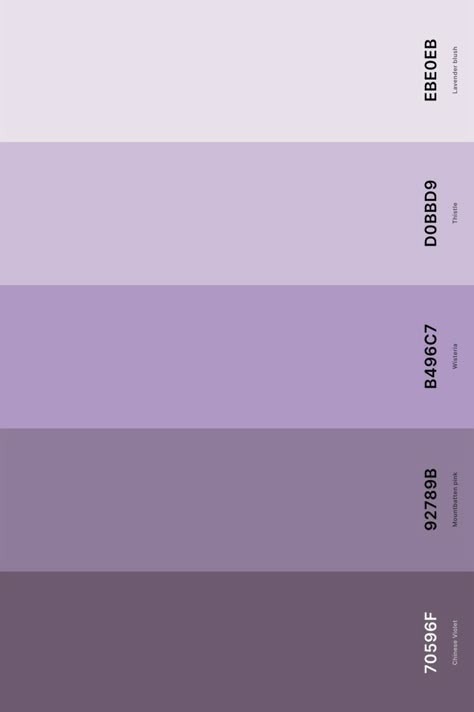 Muted Lilac Color Palette, Dusty Purple Palette, Muted Purple Color Palette, Mauve Colour Palette, Color Palette Mauve, Mountbatten Pink, Color Palette Lavender, Mauve Color Palette, Mauve Palette