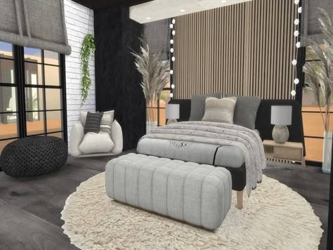 Les Sims Ressource - Chambre Ria Sims 4 Headboard Cc, Bedroom Decor Sims 4 Cc, Sims 4 Cc Master Bed, Sims 4 Realistic Bedroom Cc, Sims 4 Bed Sets Cc, Sims 4 Bedroom Set, Sims 4 Bedroom Cc Beds, Ts4 Bed, Sims Bedroom Ideas