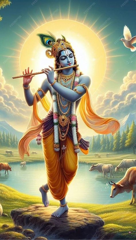 Lord Rama Images, Krishna Flute, Shree Krishna Wallpapers, 4k Wallpaper For Mobile, Radha Krishna Quotes, Happy Janmashtami, Lord Krishna Hd Wallpaper, Lord Krishna Wallpapers, Krishna Janmashtami