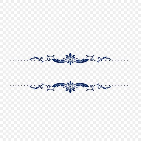 Blue Divider, Line Design Pattern, Line Png, Lace Background, Chinese Pattern, Blue Poster, Pattern Images, Clipart Design, Ethnic Patterns