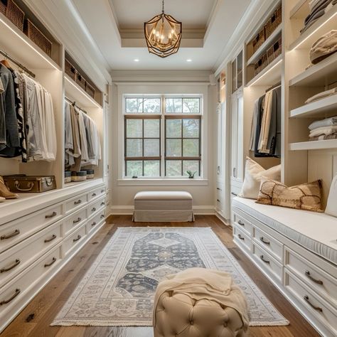 Master Closet Design With Island, Closet Design Modern, Closet Design Plans, Diy Walk In Closet, Master Closet Design, House Closet, Walking Closet, Dream Closet Design, Closet Design Layout