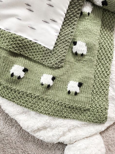 ♡ Sheep Baby Blanket, Heirloom Baby Blankets, Baby Blanket Knitting, Knitted Blanket, Baby Blanket Knitting Pattern, Knitted Baby Blankets, Blanket Knitting Patterns, Baby Blanket Pattern, Knitting Charts