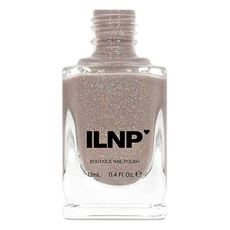 Amazon.com : ILNP Manor House - Taupe Holographic Sheer Jelly Nail Polish : Beauty & Personal Care Ilnp Nail Polish, Jelly Nail Polish, Boutique Nails, Magnetic Nail Polish, Jelly Nail, Red Pigment, Essie Gel, Magnetic Nails, Holographic Nail Polish