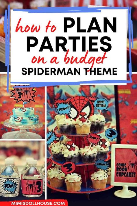 Amazing Spiderman Party that any superhero will love! Celebrate with a Vintage Spiderman Party. Calling all superheroes to this Amazing Spiderman Birthday Party! Spin webs of fun with these festive party ideas that will take your party from ordinary to super faster than swinging from building to building on a web! Spiderman food ideas, spiderman decorations and more! #superhero #spiderman #boys #birthday #party #parties #partyideas Spiderman Food, Spiderman Birthday Party Food, Spiderman Theme Party, Vintage Spiderman, Spiderman Birthday Party Decorations, Spiderman Decorations, Boy Party Decorations, Spiderman Birthday Cake, Superhero Spiderman