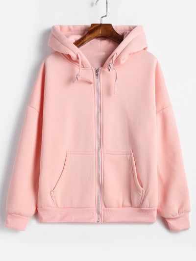 Zip up hoodie aesthetic