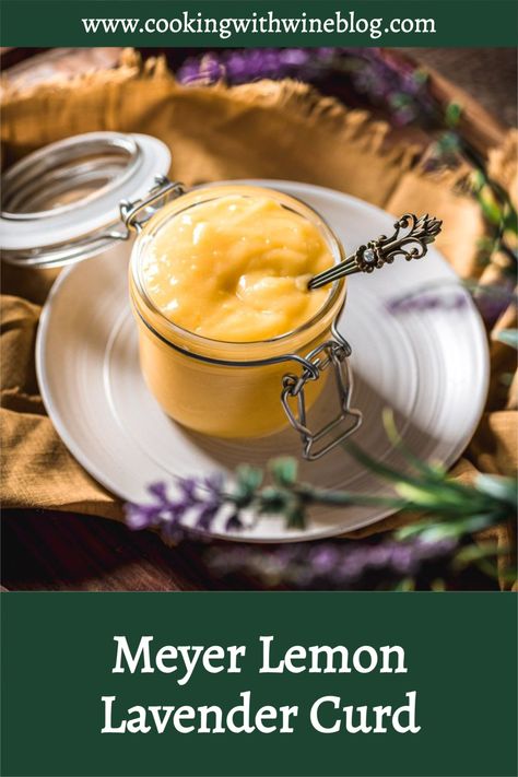 When Meyer Lemons are in season, you better believe that we are making all the things with them, and this Meyer Lemon Lavender Curd is always on our list! It’s bright and flavorful with a hint of lavender to make it a bit more special! Cooking With Wine, Canning Jam Recipes, Lemon Cream Sauces, Work Food, Nice Recipes, Curd Recipe, Lemon Butter Sauce, Lavender Honey, Sweet Lemon