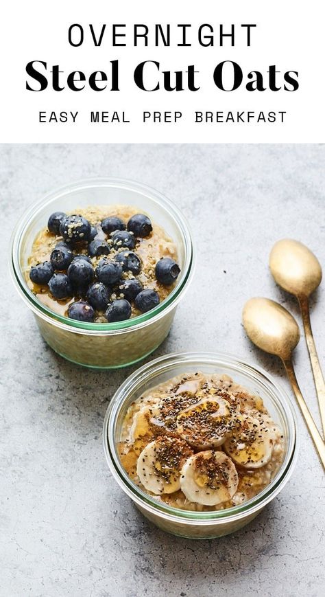 Steal Cut Oats Recipes, Overnight Steel Cut Oatmeal, Overnight Steel Cut Oats, Steel Cut Oats Overnight, Steel Cut Oats Recipe, Steel Cut Oatmeal, 2024 Recipes, Overnight Oats Healthy, Oats Breakfast