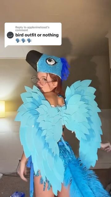 Rio Bird Costume Women, Rio Linda Bird Costume, 2024 Cosplay Ideas, Jewel Rio Costume, Rio Birds Halloween Costume, Rio Movie Costume, Rio Costume Women, Linda Rio Costume, Rio Bird Costume