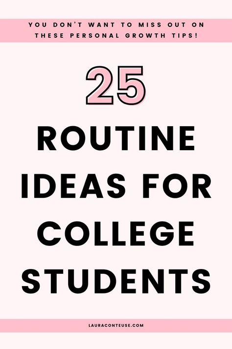 You'll see the best daily routine schedule for students aka a daily routine for college students. If you're interested in creating the best daily routine for students, try this productive routine for students. This university routine is the best study day routine for your college routine schedule. Perfect routine for students. Best routine for students. Morning routine for students. Afternoon routine for students. Evening routine for students. Student life tips. Personal growth tips. College Routine Schedule, Daily Routine For College Students, Study Day Routine, Daily Routine Schedule For Students, University Routine, Daily Routine For Students, Routine For College Students, Morning Routine For Students, College Routine