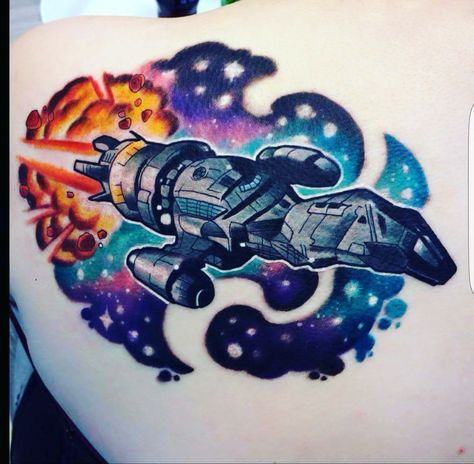 #firefly #serenity #fireflytattoo #canttaketheskyfromme Serenity Firefly Tattoo, Firefly Tv Show Tattoo, Firefly Show Tattoo, Firefly Tattoo Serenity, Serenity Tattoo Ideas, Firefly Serenity Tattoo, Queer Tattoos, Henna Doodles, Vendetta Tattoo