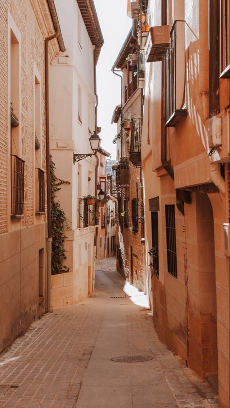 Spanish Architecture Old, Spanish Astethic, Vintage Spanish Aesthetic, Sunlight Architecture, Vine Background, Spain Toledo, Spain Vibes, Spanish Aesthetic, Spain Streets