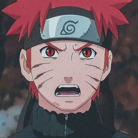 Naruto With Red Hair Fanart, Red Haired Naruto Uzumaki, Naruto Red Wallpaper, Naruto Uzumaki Red Hair, Red Haired Naruto, Red Hair Naruto, Naruto Hair, Karin Naruto, Naruto Cool