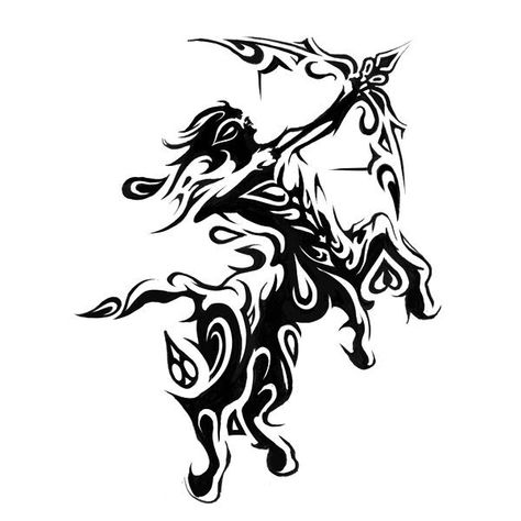 Archer Tattoo, Tatuaje Trash Polka, Sagittarius Tattoo Designs, Sagittarius Symbol, Sagittarius Art, Sagittarius Tattoo, Egypt Tattoo, Aries Tattoo, Custom Temporary Tattoos