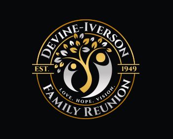 Devine-Iverson Family Reunion logo design contest | Logo Arena Family Reunion Logo Design, Reunion Logo Design, Family Reunion Logo, Facebook And Instagram Logo, Online Logo Design, Instagram Logo, Logo Design Contest, Logo Designs, Family Reunion