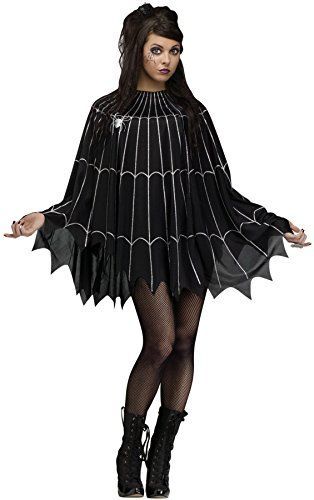 Spiderweb Poncho Adult Costume Fun World Costumes http://smile.amazon.com/dp/B00LR4ZNO6/ref=cm_sw_r_pi_dp_ihfqub1FGFP41 Poncho Costume, Halloween Costume Couple, Spider Costume, Bat Costume, Plus Size Costume, Plus Size Halloween Costume, Black Poncho, Hallowen Costume, Fun World