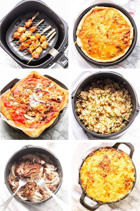 90+ Delicious Air Fryer Dinner Recipes - Fast Food Bistro Fast Dinner, Air Fryer Dinner, Fast Dinners, Air Fryer Dinner Recipes, Mexican Food Recipes Easy, Air Fryer Recipes Easy, Air Fryer Recipes Healthy, Air Fryer Chicken, Fryer Recipes