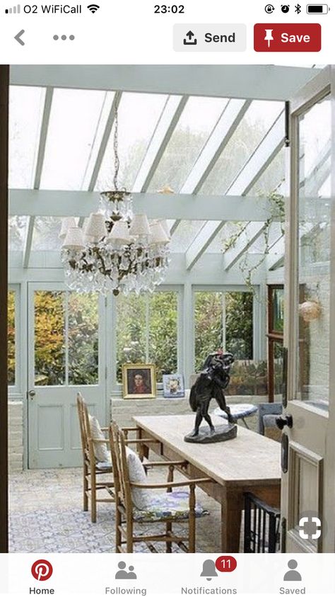 Solarium Ideas, Sunroom Dining, Sunrooms, Greenhouses, Glass House, Outdoor Rooms, Winter Garden, Garden Room, Victorian Homes