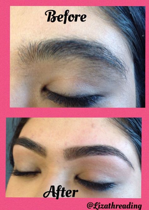 Eyebrow Threading Before and After Eye Brow Threading Shape, Eyebrow Waxing Before And After, Brow Threading Before And After, Eyebrow Threading Before And After, Eyebrows Shaping, Eyebrows Threaded, Eyebrow Before And After, Eyebrows Goals, Hair Threading