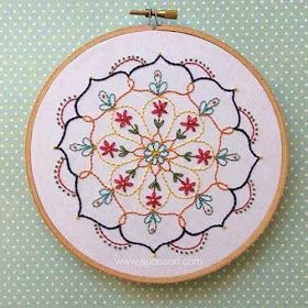 Embroidered Mandala, Crazy Quilting, Embroidery Patterns Vintage, Pola Sulam, 자수 디자인, Crewel Embroidery, Embroidery Hoop Art, Embroidery Craft, Vintage Embroidery