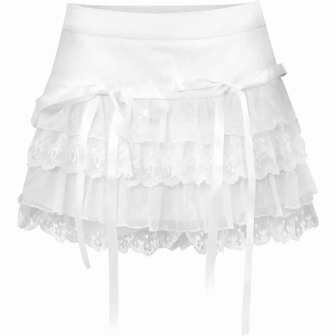 Lasaky - White Cake Skirt Ballet Lace Tulle Mini Puffy Skirt Half Skirt Corduroy Skirt Outfit, Vintage Fashion 90s, White Lace Skirt, Puffy Skirt, White Pleated Skirt, Cake Skirt, 2000s Clothes, Nature Dress, Skirt Y2k