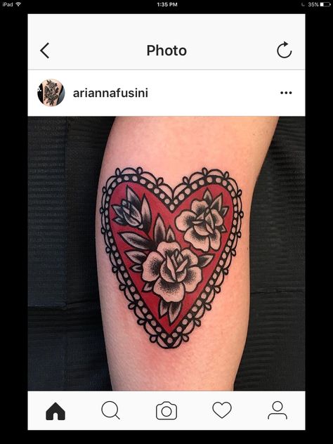 Ruffle Heart Tattoo, Handkerchief Tattoo, Heart Doily Tattoo, Heart Frame Tattoo, Lace Heart Tattoo, Doily Tattoo, Feminie Tattoos, Bandana Tattoo, Border Tattoo