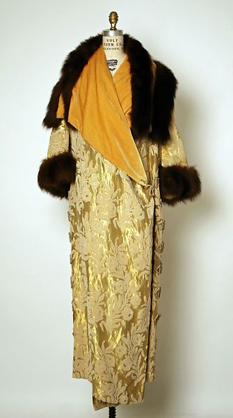 Jacques Doucet, Fashion 1910, Evening Coat, 1900s Fashion, 1910s Fashion, 1920 Fashion, 20th Century Fashion, Moda Paris, Period Outfit