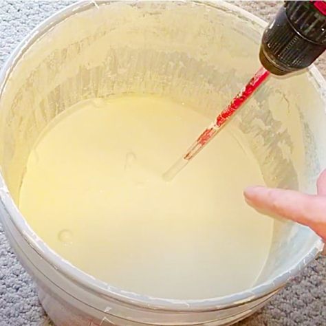 How To Mix Paint Properly Using A Drill Fall Hanging Baskets, Pecan Pie Recipe Southern, Paint Additives, Coffee Muffins, Mix Paint, Southern Pecan Pie, Paint Mixer, Homemade Paint, Paint Mixing