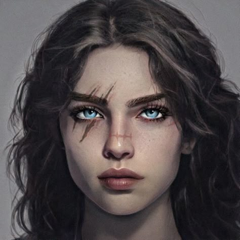 Female Character Inspiration, Digital Portrait Art, Cover Girl, Digital Art Girl, Digital Portrait, Character Aesthetic, Character Portraits, Dark Fantasy Art, Fantasy Character Design