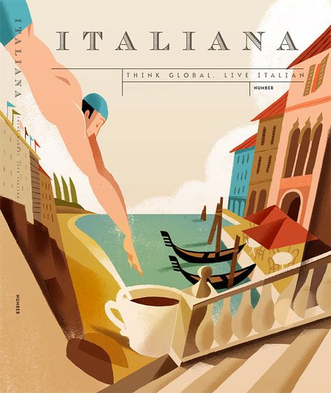 Newsletter Design Inspiration, Italian Poster, Art Deco Travel Posters, Poster Art Deco, Art Deco Artwork, Art Deco Illustration, Art Deco Poster, Deco Poster, Art Deco Movement