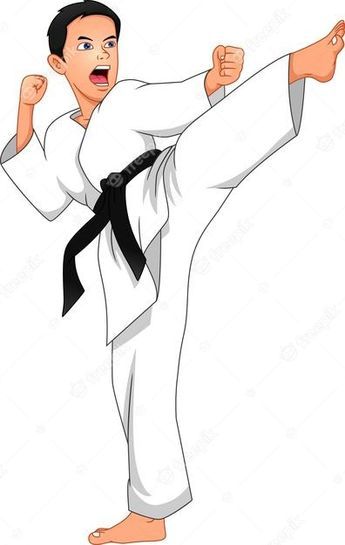 Healthy Food Pictures, Karate Boy, Boy Cartoon, Food Pictures, Karate, Premium Vector, Graphic Resources