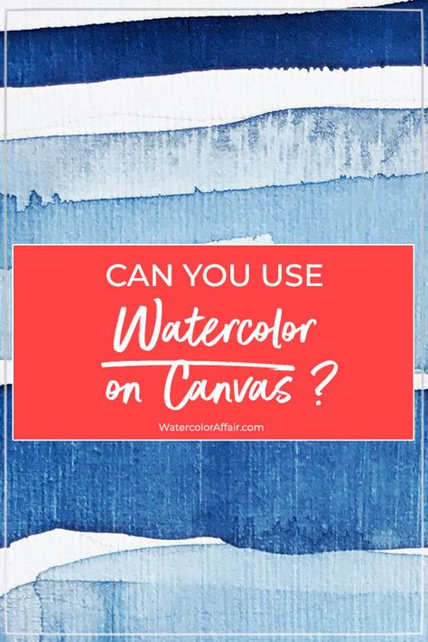 Water Paint Canvas Ideas, Artistic Canvas Painting Ideas, Diy Painting Canvas For Beginners Easy Watercolor, Watercolor Painting On Canvas Board, Watercolor Paint On Canvas, Watercolor In Canvas, Watercolor Canvas Painting Ideas, Watercolor On Canvas Tutorials, Watercolour On Canvas How To