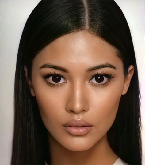 Artist Uses AI To Illustrate Cartoon Characters In Real Life - 9GAG Pocahontas Real, Pocahontas Makeup, Pocahontas Drawing, Characters In Real Life, Carl Fredricksen, Semi Realism, Dark Autumn, Bold Makeup, Realistic Drawings