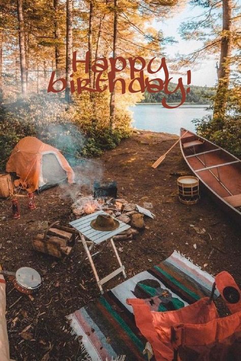 Camping With Friends Aesthetic, Aesthetic Camping, Camping Aesthetic, Nature Camping, Autumn Scenes, Autumn Nature, Camping Life, Birthday Images, Hiking Outfit