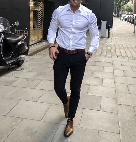 Best Business Casual Outfits, Mens Dress Outfits, Mens Business Casual Outfits, Formal Men Outfit, Mens Fashion Wear, Mens Casual Outfits Summer, Men Fashion Casual Shirts, Formal Mens Fashion, Stylish Men Casual