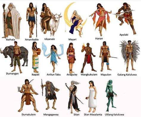 Ancient Tagalog Deities Philippines Mythology Goddesses, Philippine Mythology, Hercules Disney, Filipino Art, World Mythology, Philippine Art, Philippines Culture, Filipino Culture, Colonial History