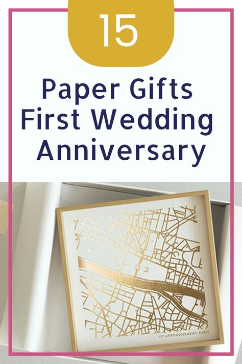 A stylish and elegant paper gift idea featuring a gold-accented map design, perfect for celebrating your first wedding anniversary with a creative and meaningful present. Paper Gift Ideas, Wedding Anniversary Ideas, First Anniversary Paper, Anniversary Crafts, First Wedding Anniversary Gift, One Year Anniversary Gifts, First Year Of Marriage, Paper Gifts Anniversary, Wedding Day Gifts